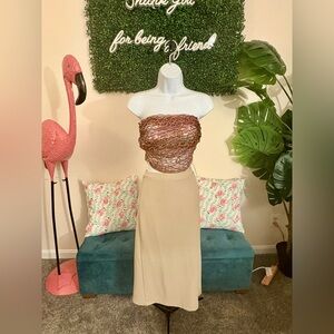 Classic Beige Women's Pencil Skirt